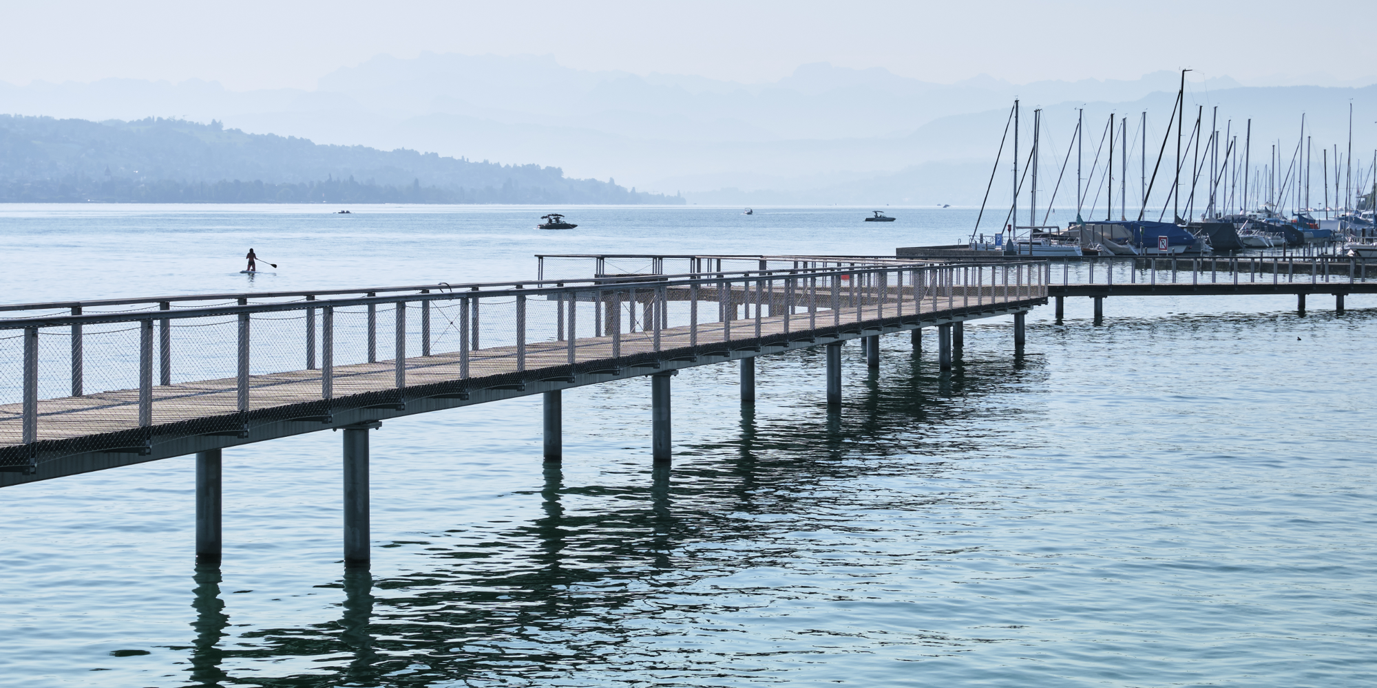 Zürichsee bei Wollishofen: Auch bei nachhaltigen Fonds kommt es auf den Horizont an
